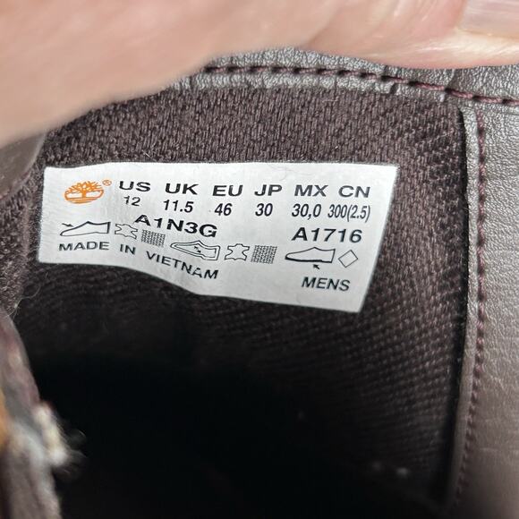 Timberland men's City Casual side zip leather Chelsea boot steampunk athleisure - Picture 7 of 8